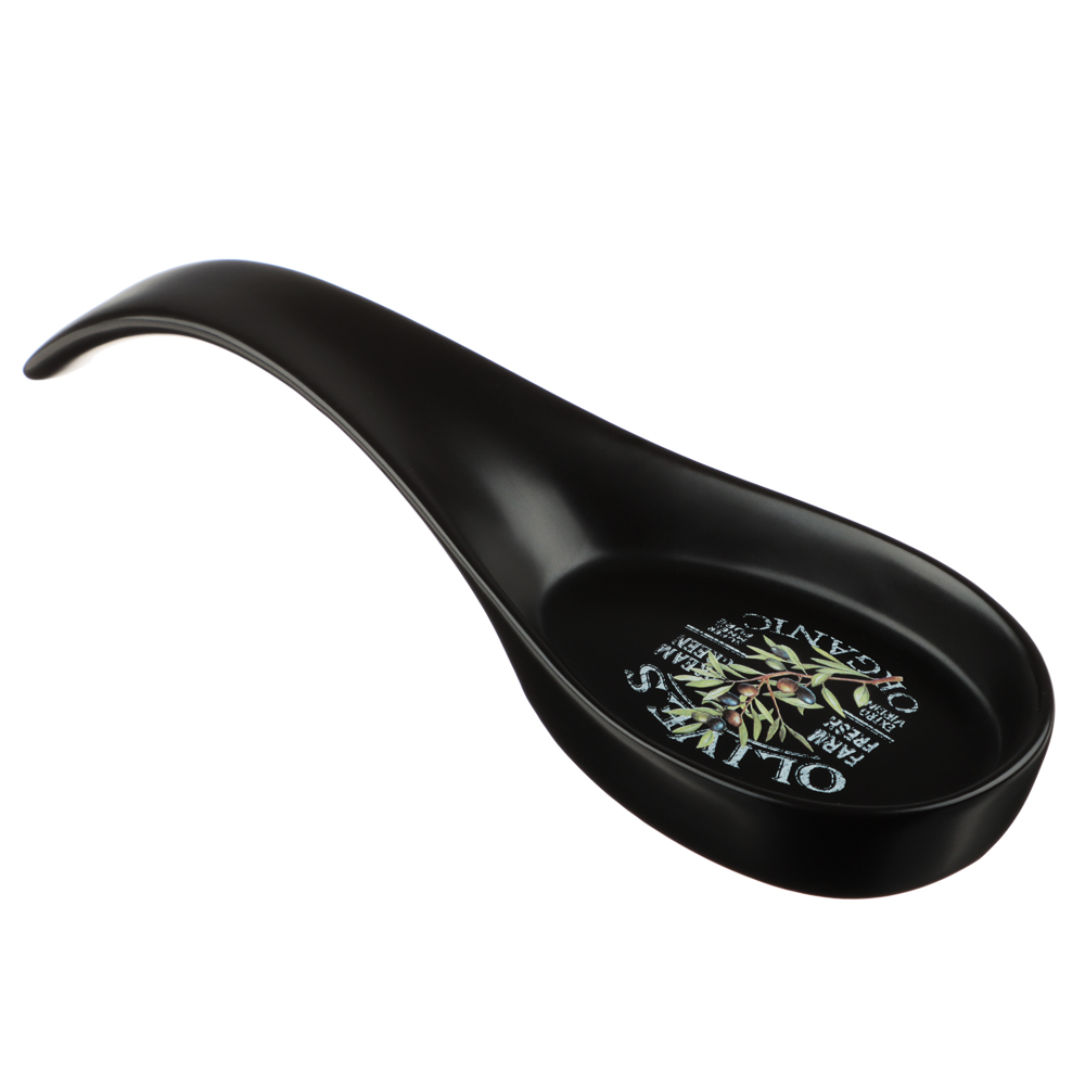 MILLIMI Олива Подставка для ложки, 22х7х3,5см, керамика, арт.№ 824-005