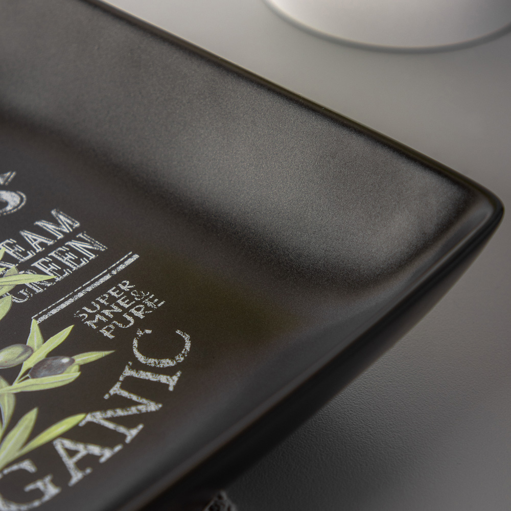 MILLIMI Олива Блюдо квадратное, 18х18х4,5см, керамика, арт.№ 824-007