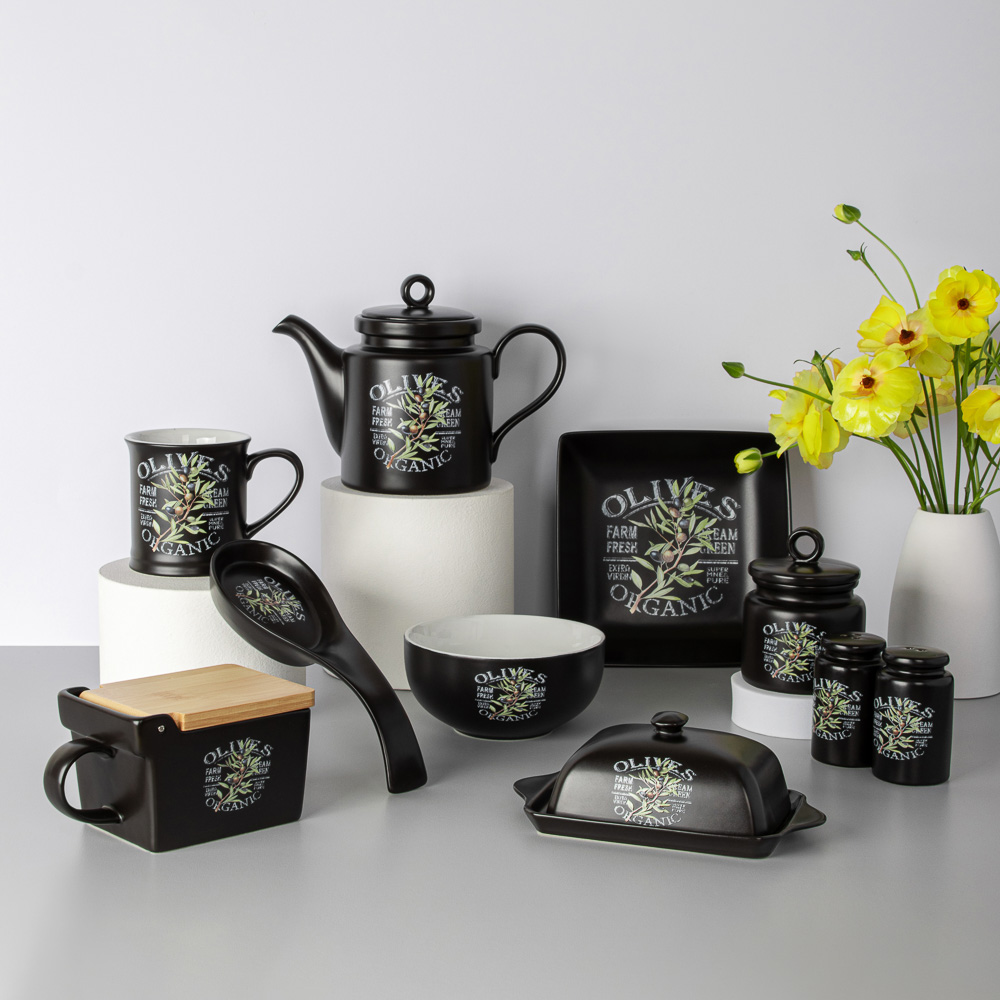 MILLIMI Олива Блюдо квадратное, 18х18х4,5см, керамика, арт.№ 824-007