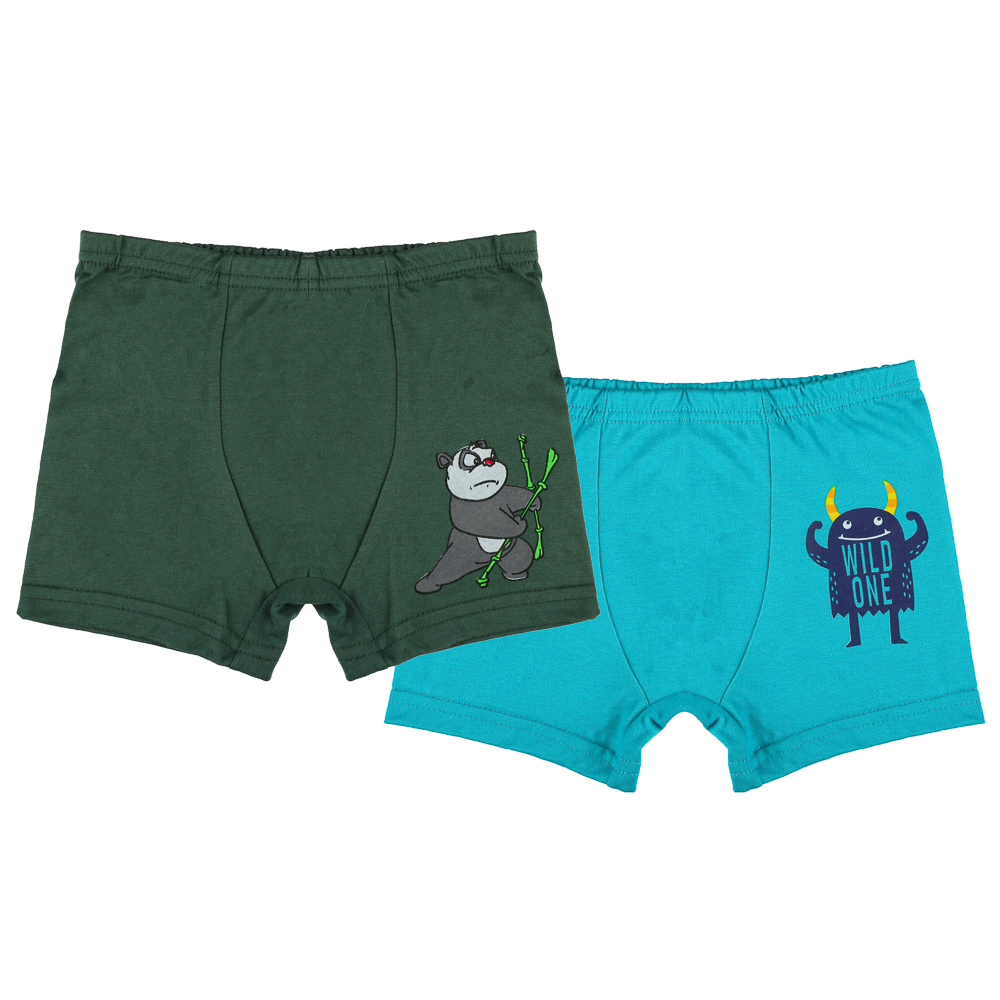 Набор боксеров для мальчиков 2 шт, 3-12 лет, 100% хлопок, арт.№ 331-148