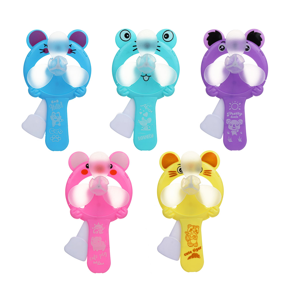 Вентилятор с игрушкой, механический, ABS, h15см, арт.№ 900-017