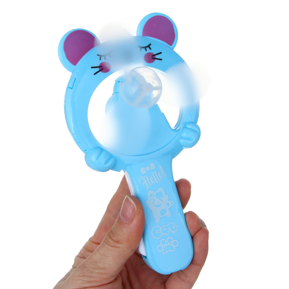 Вентилятор с игрушкой, механический, ABS, h15см, арт.№ 900-017