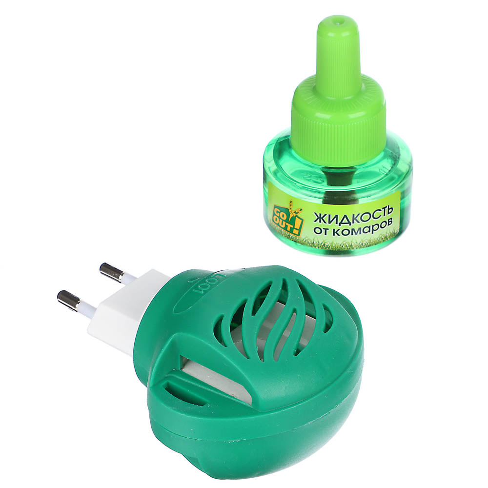 Комплект для защиты от комаров GO OUT, электрофумигатор + жидкость, 30 мл, арт.№ 964-002