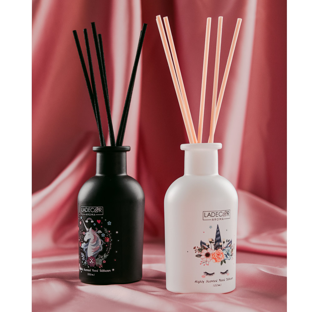 LADECOR Аромадиффузор 100мл с палочками, 2 вида, арт.№ 412-080