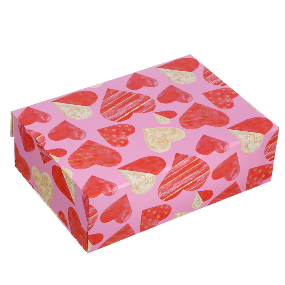 Коробка подарочная, складная, с лентой, 28x20x9 см, арт.№ 207-013