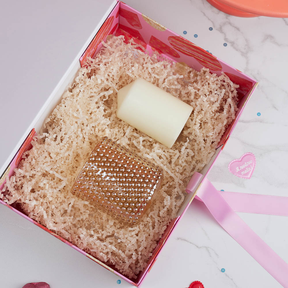 Коробка подарочная, складная, с лентой, 28x20x9 см, арт.№ 207-013