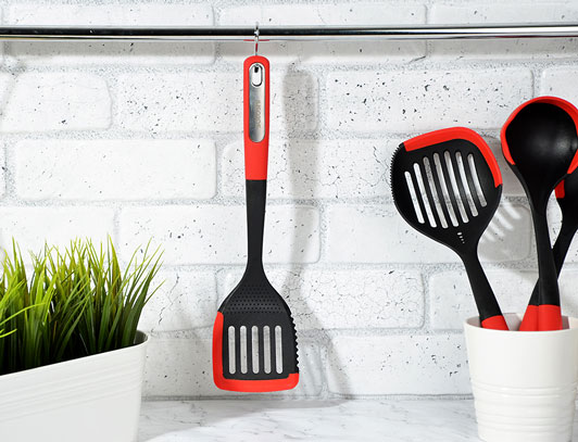 SATOSHI Ле Ман Лопатка с прорезями, нейлон, силикон, арт.№ 881-213