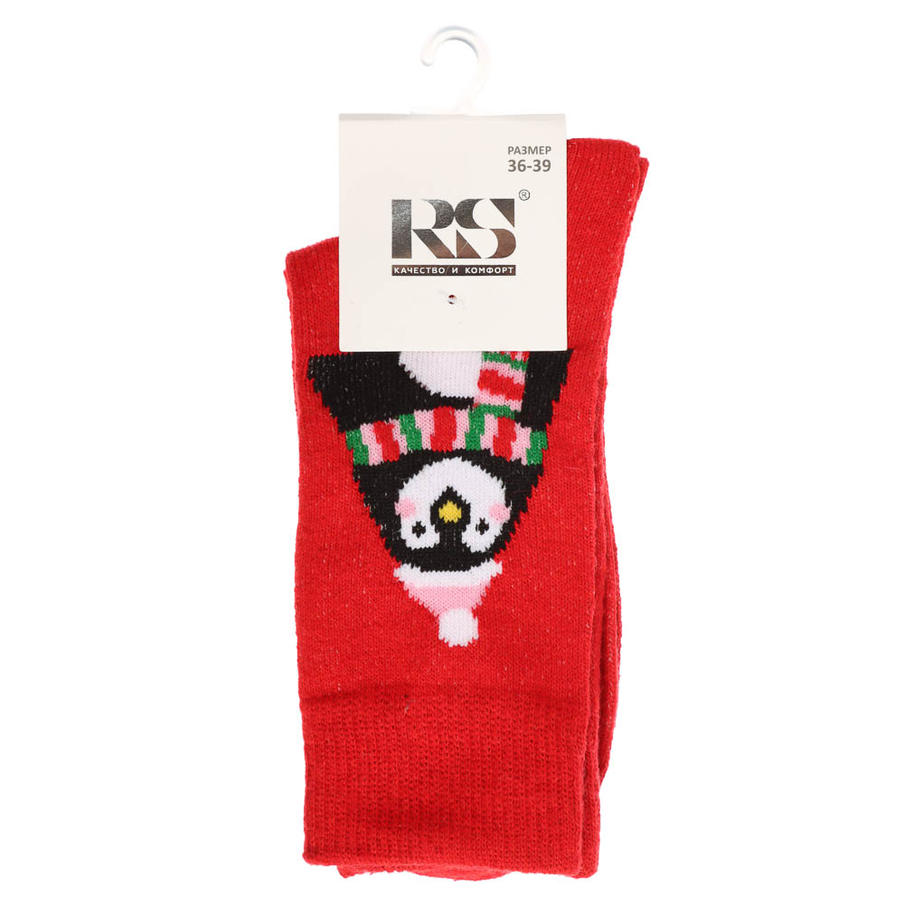 Носки женские "полушерсть" с рисунком, 65% полушерсть, 15% акрил, 10% спандекс, 10% эл, р. 36-39, арт.№ 019-528