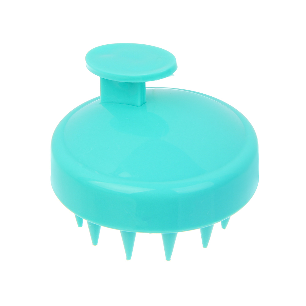 Щетка массажная для головы тм ЮНИLOOK, пластик, d7,7см,4 цвета, арт.№ 357-405