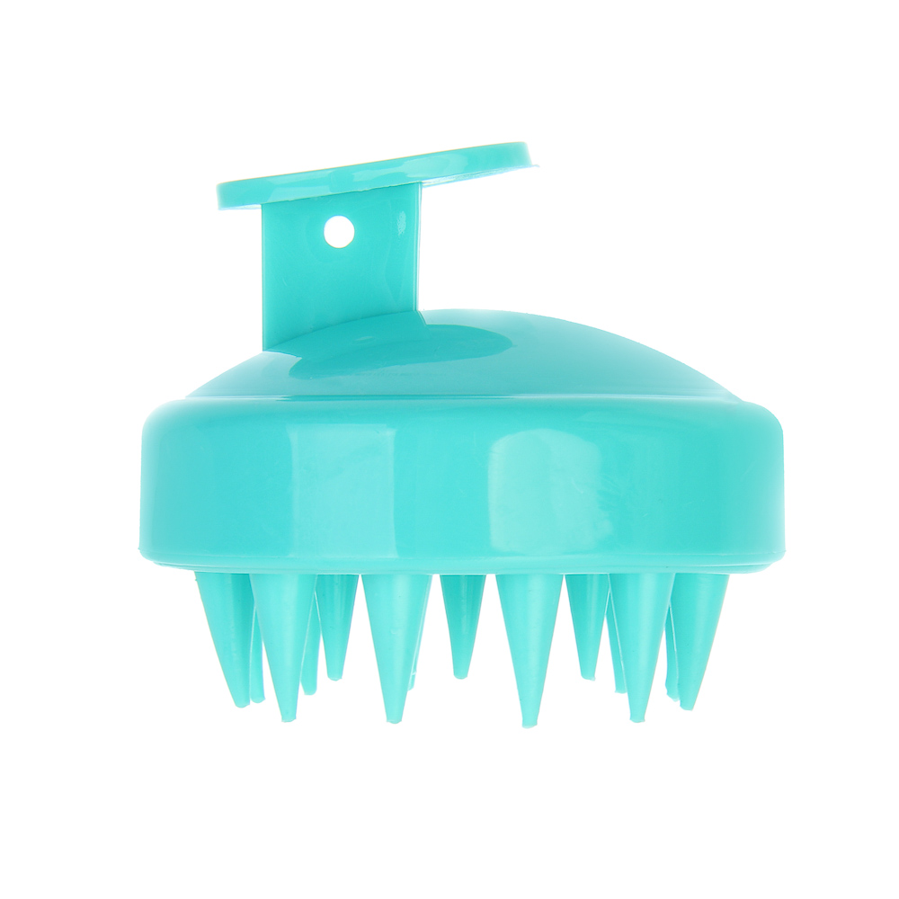 Щетка массажная для головы тм ЮНИLOOK, пластик, d7,7см,4 цвета, арт.№ 357-405