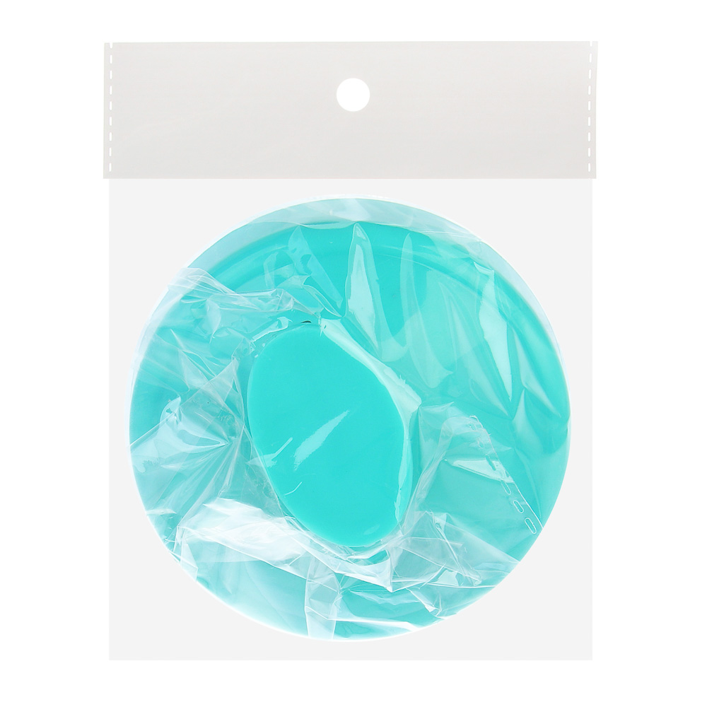 Щетка массажная для головы тм ЮНИLOOK, пластик, d7,7см,4 цвета, арт.№ 357-405