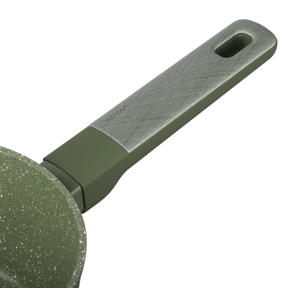 SATOSHI Кантри Ковш 1,3л, d16см, с крышкой, антипригарное покрытие мрамор, индукция, 3 цвета, арт.№ 846-764