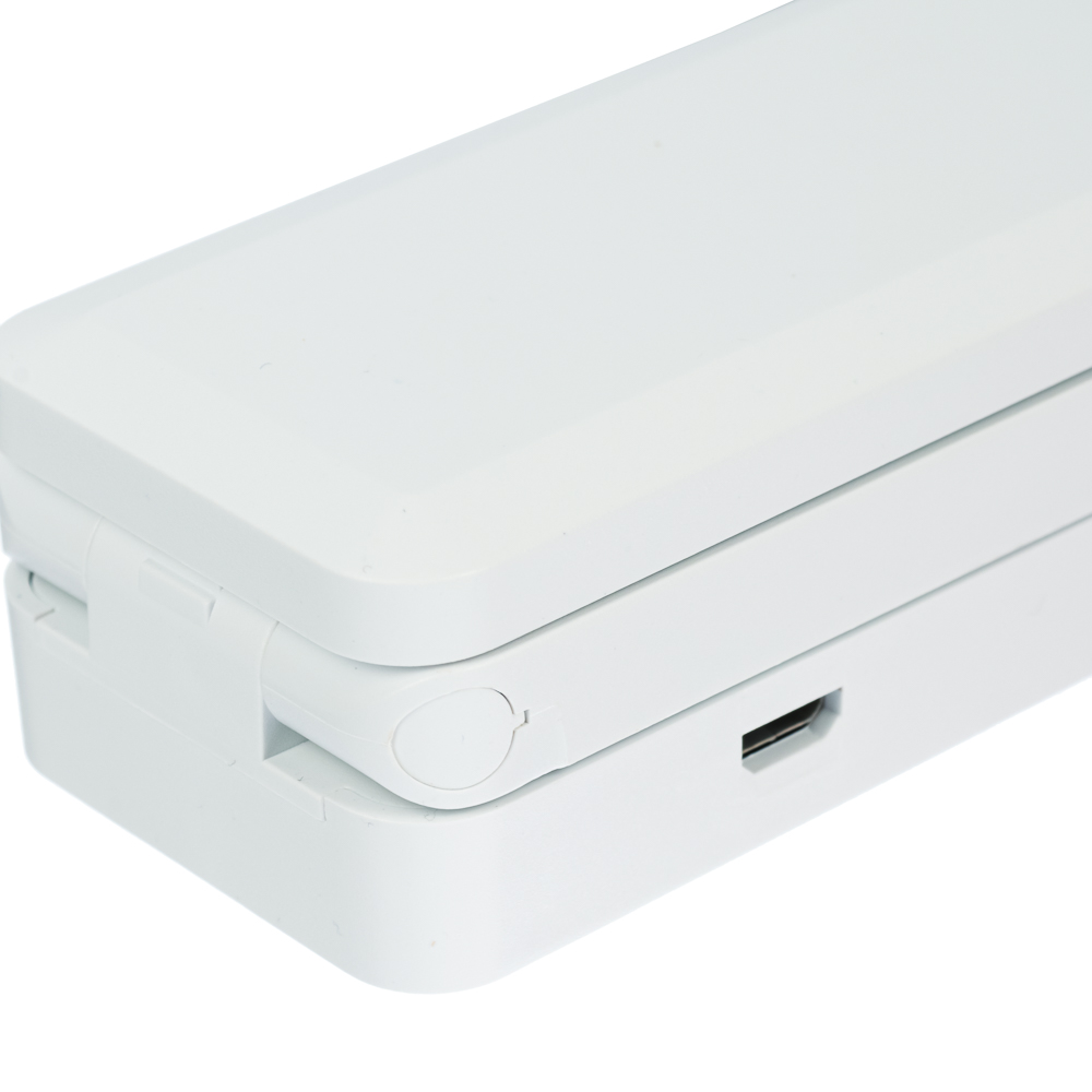 Лампа настольная складная FORZA, 1COB, питание 4xAAA, USB кабель 1м, 2000Lux, 6000K, белый, арт.№ 198-105