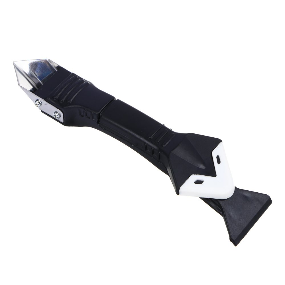 ЕРМАК Скребок-шпатель для удаления, выравнивания герметика, 5 сменных насадок, арт.№ 685-029