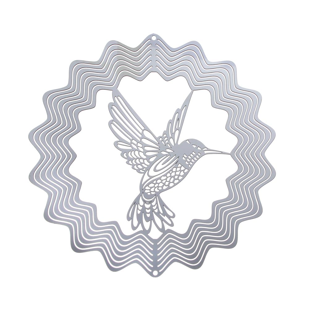 INBLOOM Вертушка 3D металлическая для отпугивания птиц, 15см, арт.№ 156-024