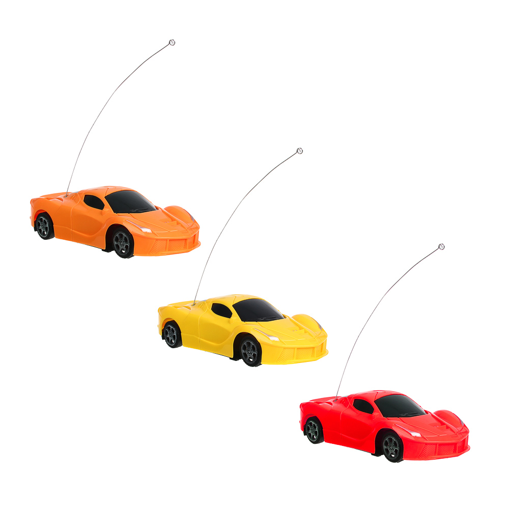 ИГРОЛЕНД Машинка на радиоуправлении ,1:24 ,1-канальный пульт, PP, 5АА,18х10х5 см, 2 цвета, арт.№ 293-026