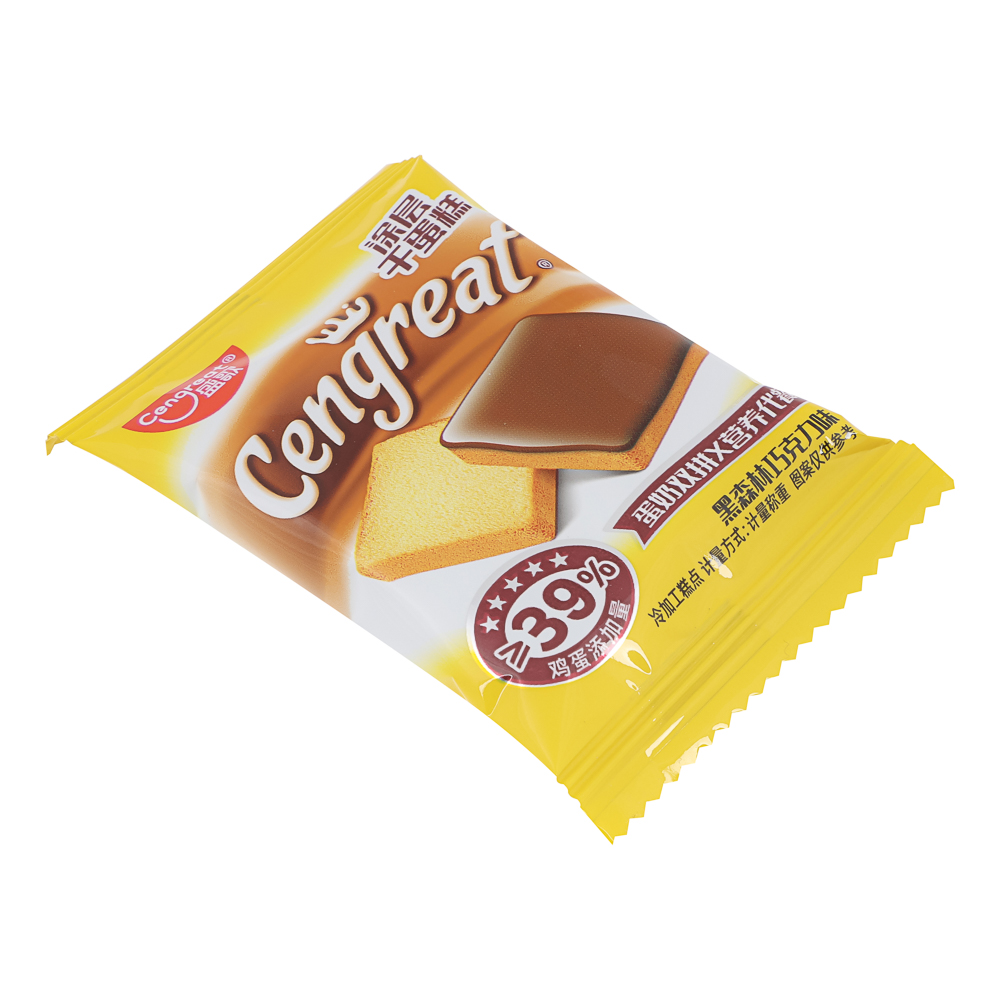 Сухой пирог с глазурью "Шенгге", 2 вкуса (банан/шоколад), 10г., арт.№ 347-409