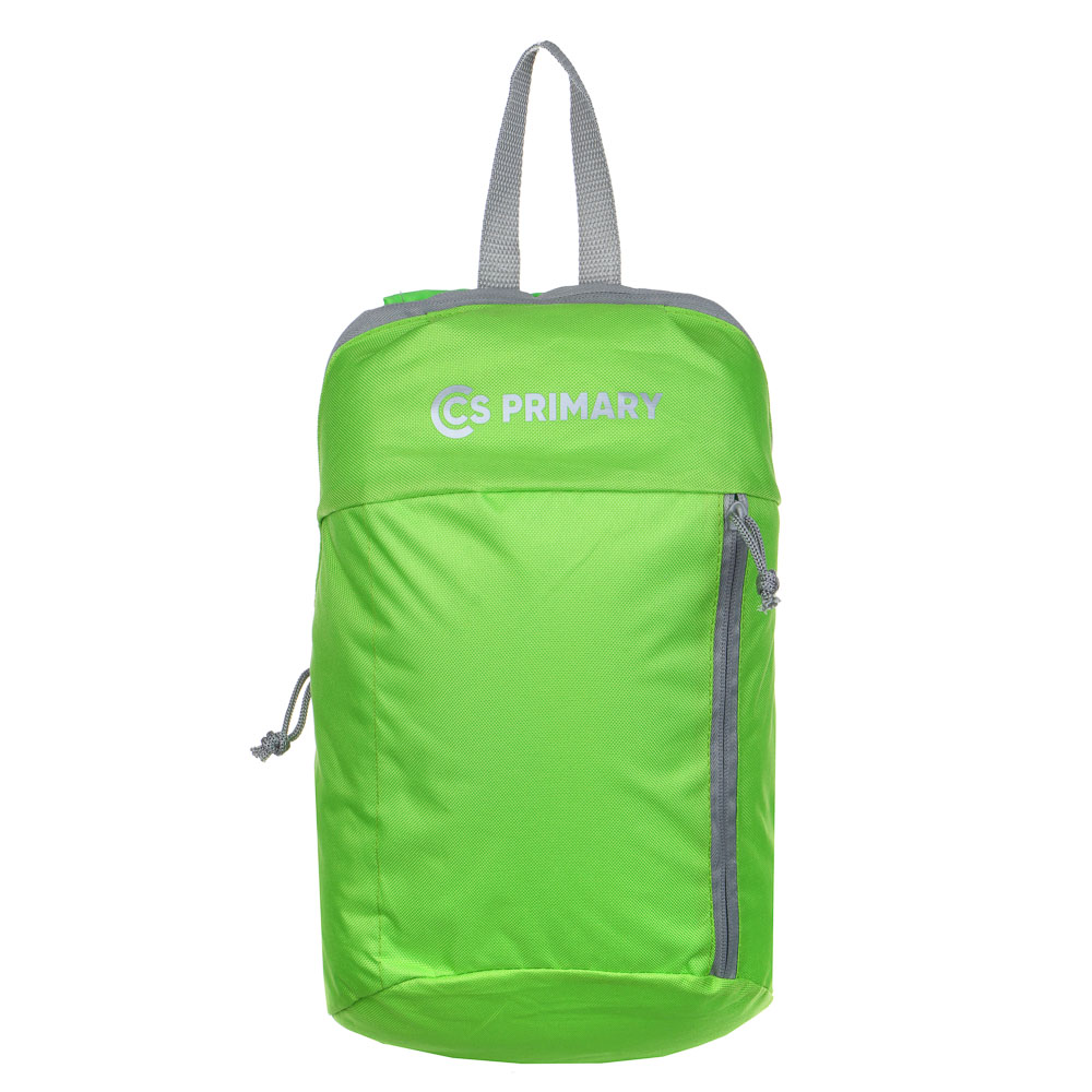 Рюкзак универсальный 40x23x11см, 1 отделение на молнии, передний карман, ПЭ, салатовый, арт.№ 254-644