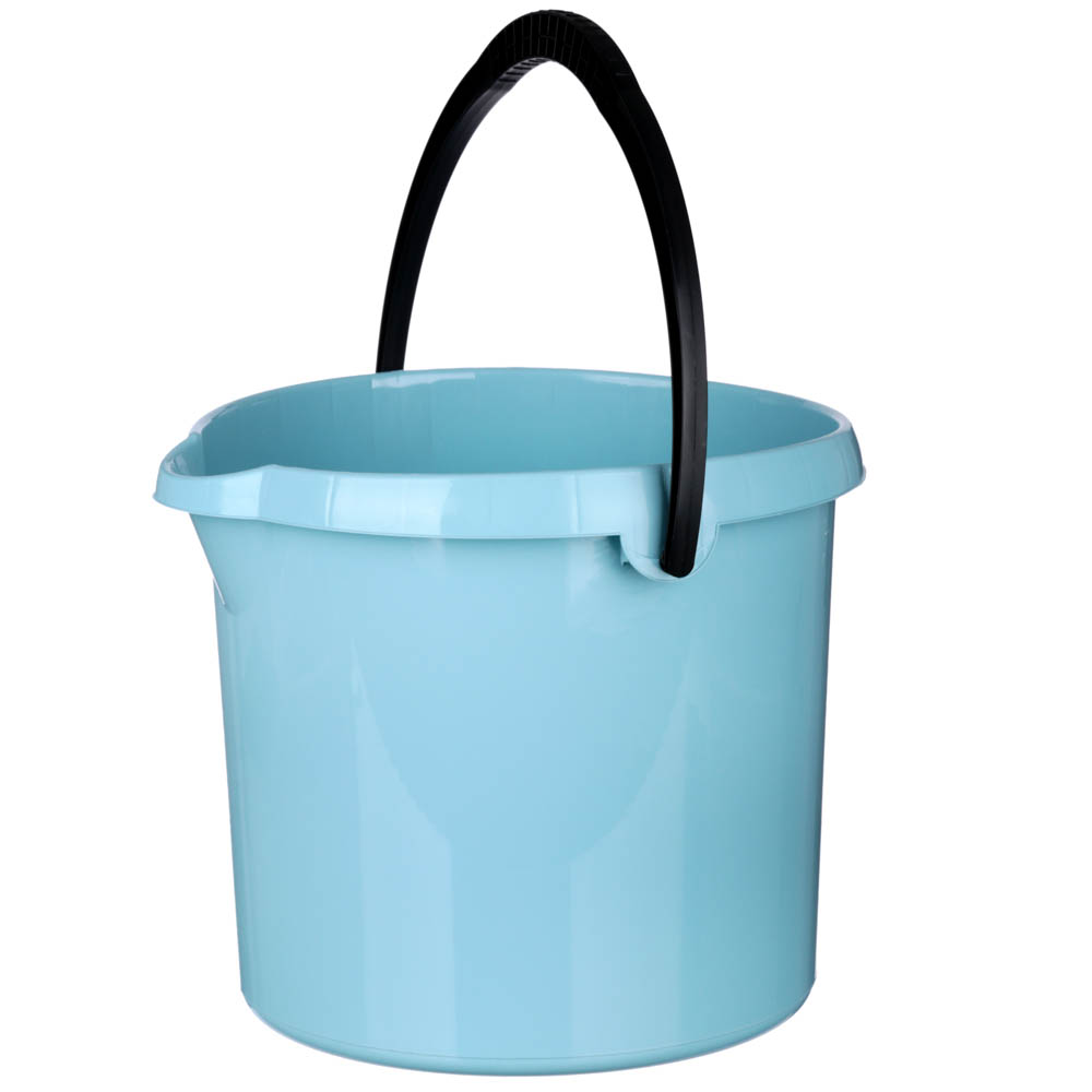 VETTA Ведро "Cuba" круглое 9л, пластик, светло-голубой, арт.№ 407-053