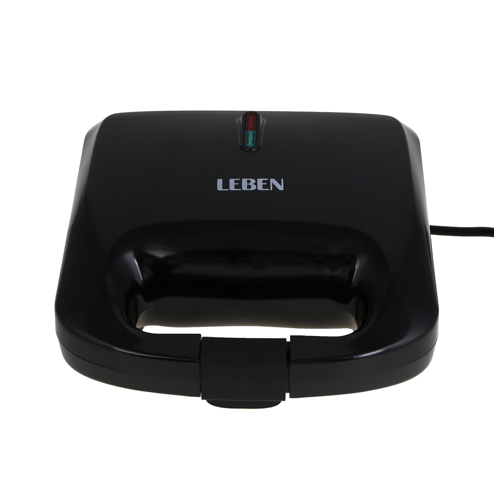 LEBEN Мультипекарь 3-в-1, 1000 Вт, 3 съёмных панели (орешки, венские вафли, гриль), арт.№ 271-033