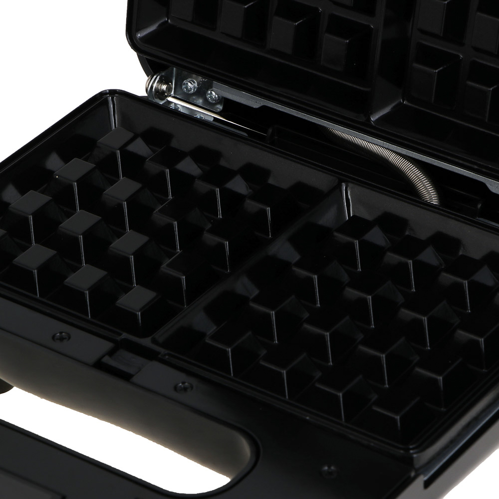 LEBEN Мультипекарь 3-в-1, 1000 Вт, 3 съёмных панели (орешки, венские вафли, гриль), арт.№ 271-033