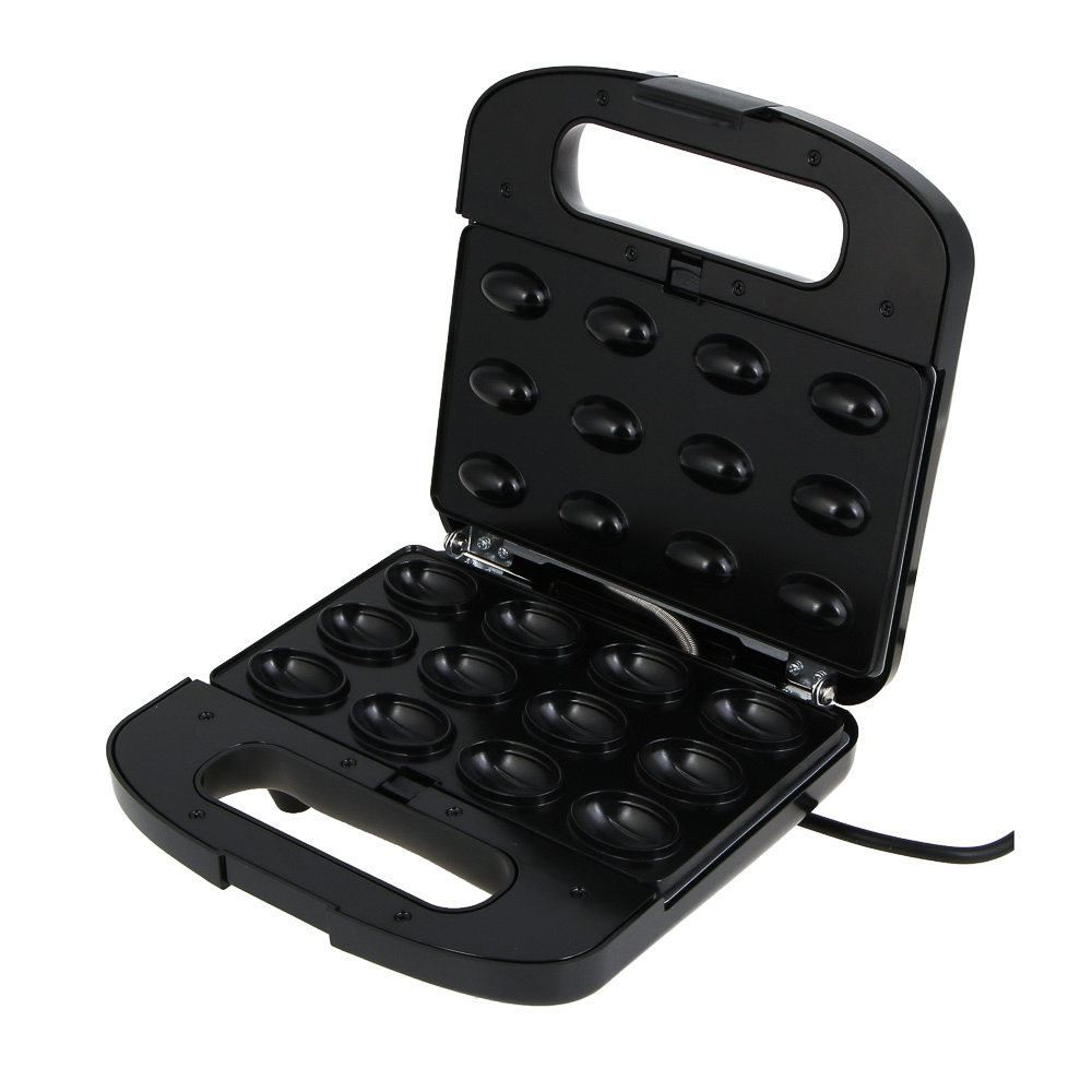 LEBEN Мультипекарь 3-в-1, 1000 Вт, 3 съёмных панели (орешки, венские вафли, гриль), арт.№ 271-033