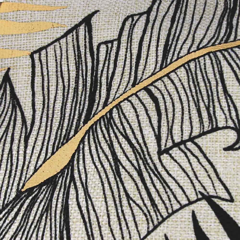 PROVANCE Наволочка декоративная рогожка 40х40см, 100% полиэстер, "Золото", 4 дизайна, арт.№ 497-037