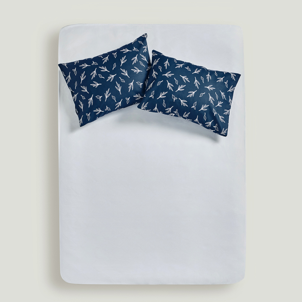 PROVANCE Нэви Наволочки 50х70см, 100% хлопок, бязь, 2шт, синий, арт.№ 432-256