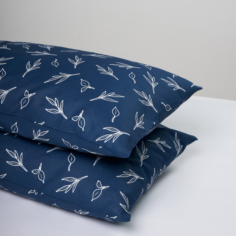 PROVANCE Нэви Наволочки 50х70см, 100% хлопок, бязь, 2шт, синий, арт.№ 432-256