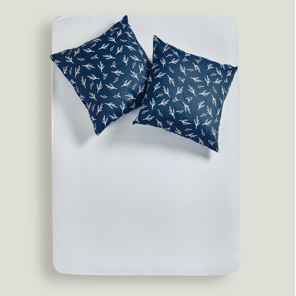 PROVANCE Нэви Наволочки 70х70см, 100% хлопок, бязь, 2шт, синий, арт.№ 432-257