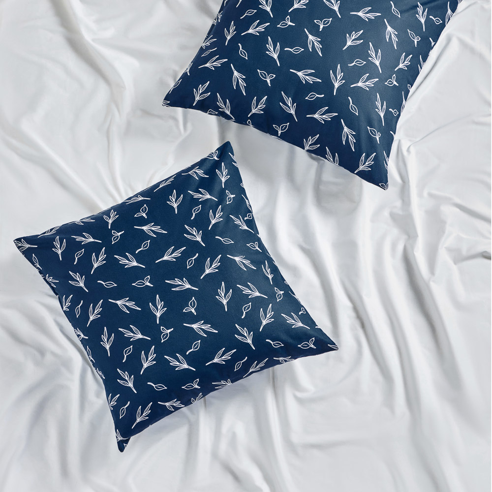 PROVANCE Нэви Наволочки 70х70см, 100% хлопок, бязь, 2шт, синий, арт.№ 432-257