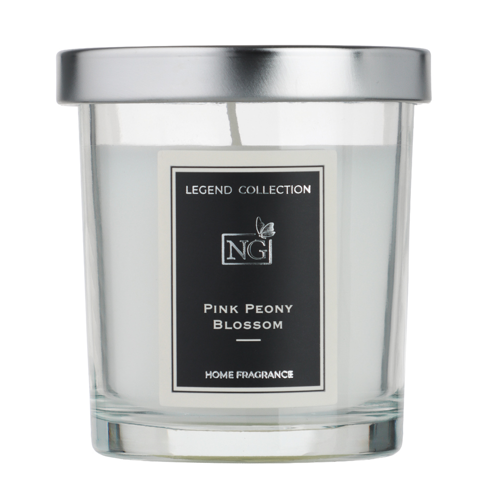 NEW GALAXY Свеча ароматизированная LEGEND COLLECTION, 88 гр, Pink Peony Blossom, арт.№ 778-289