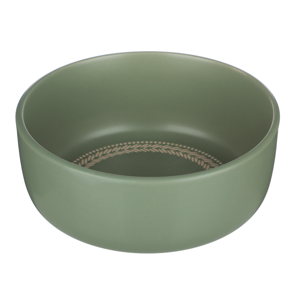 Салатник 15см, тм MILLIMI Треция фисташковый, керамика, арт.№ 824-284