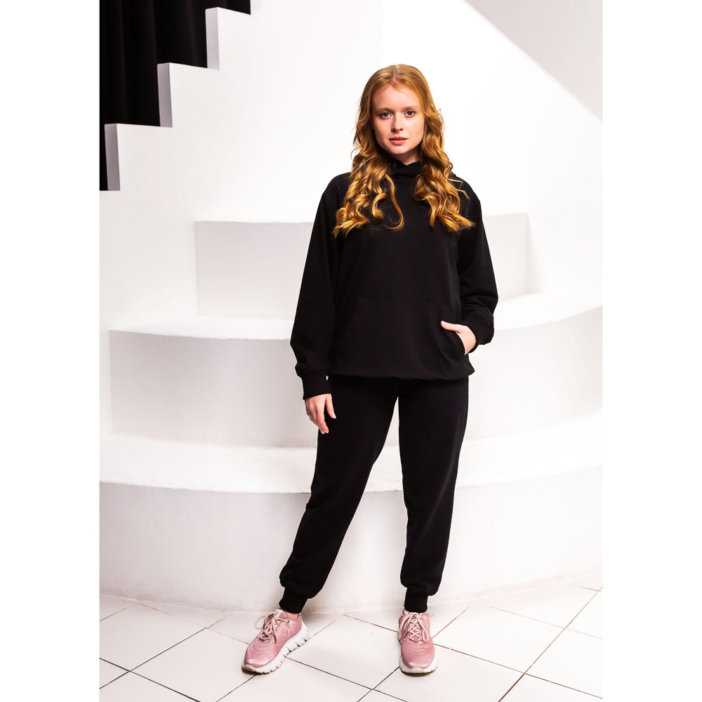 BY Basic Брюки женские, хлопок, цвет черный, размер S, арт.№ 833-055