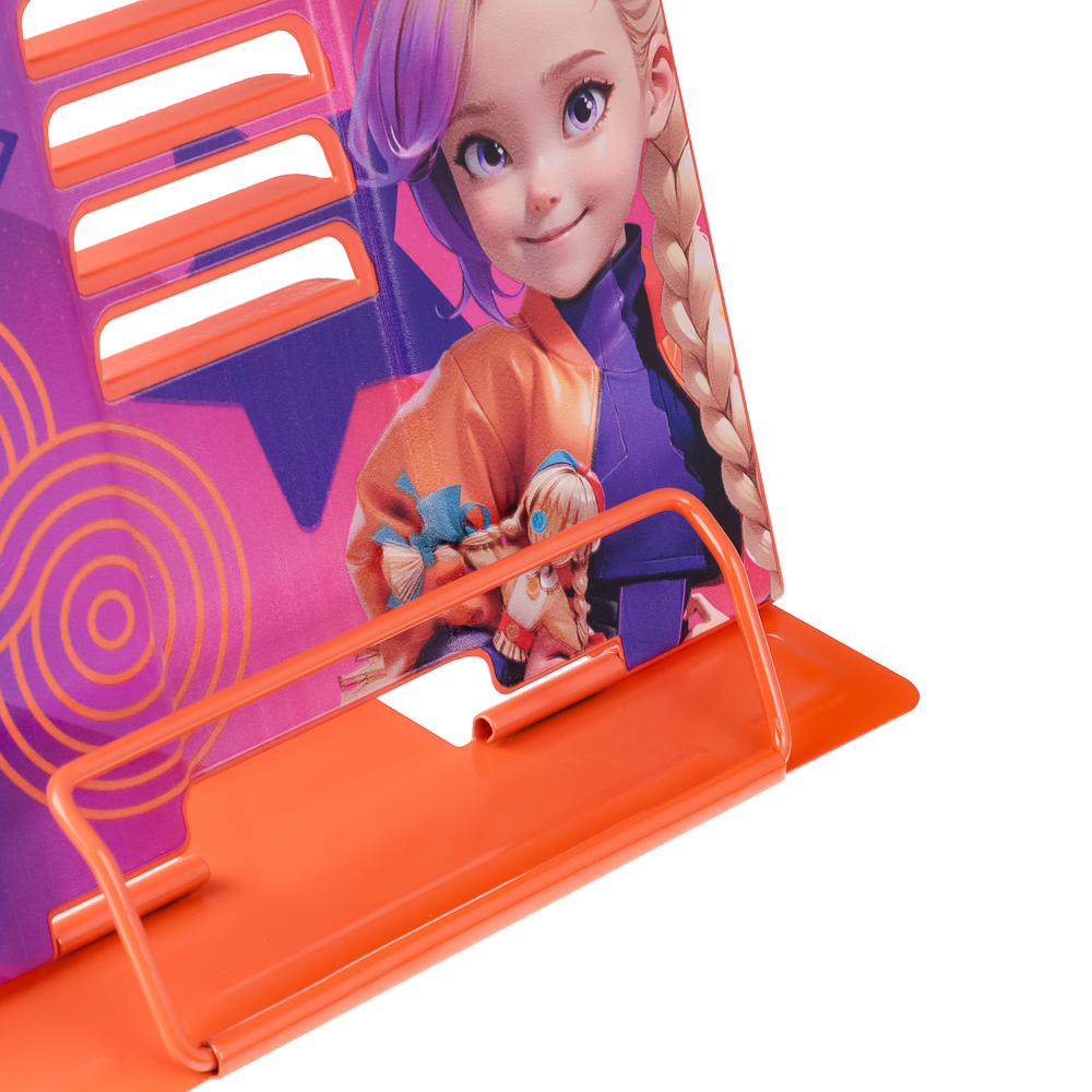 BY Русские Супергерои Подставка д/книг, д/А5, 20х15,5х19см, металл с цв. печатью, "Василиса Джуниор", арт.№ 801-009