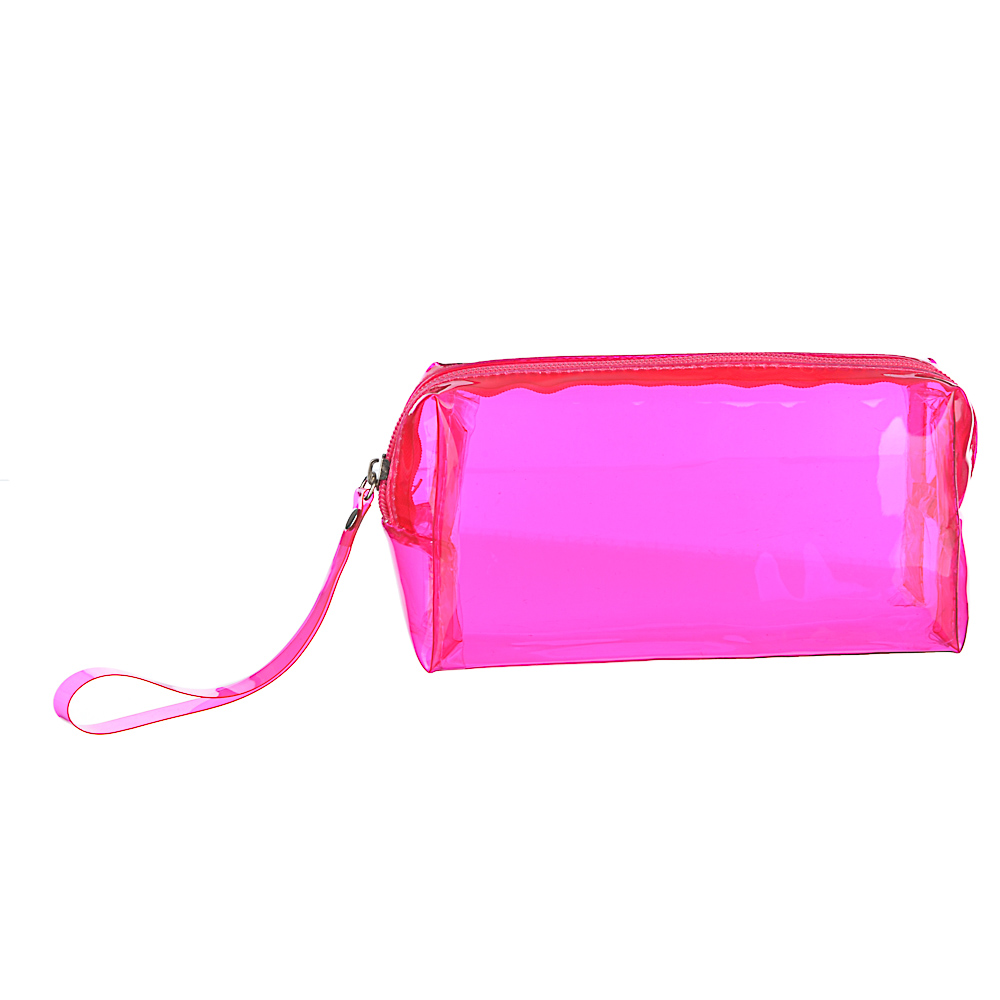 Косметичка прозрачная тм ЮL, ПВХ, 17х9х5,5см, 4-6 цветов, арт.№ 327-227