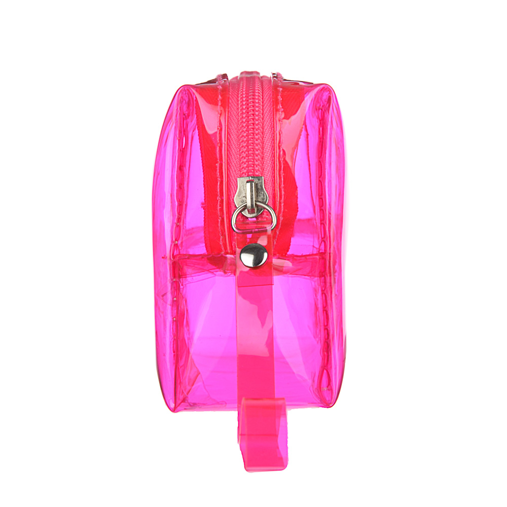 Косметичка прозрачная тм ЮL, ПВХ, 17х9х5,5см, 4-6 цветов, арт.№ 327-227