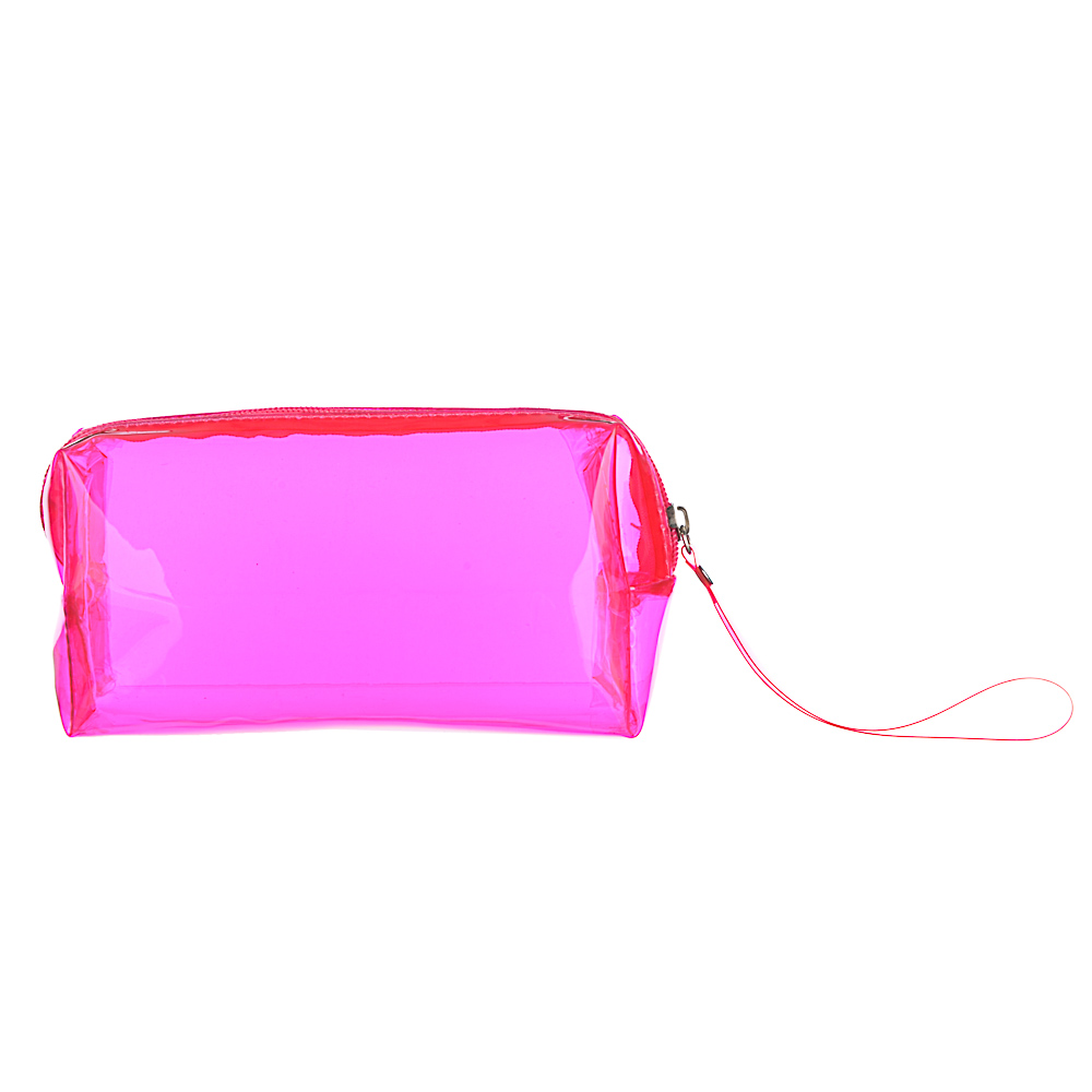 Косметичка прозрачная тм ЮL, ПВХ, 17х9х5,5см, 4-6 цветов, арт.№ 327-227