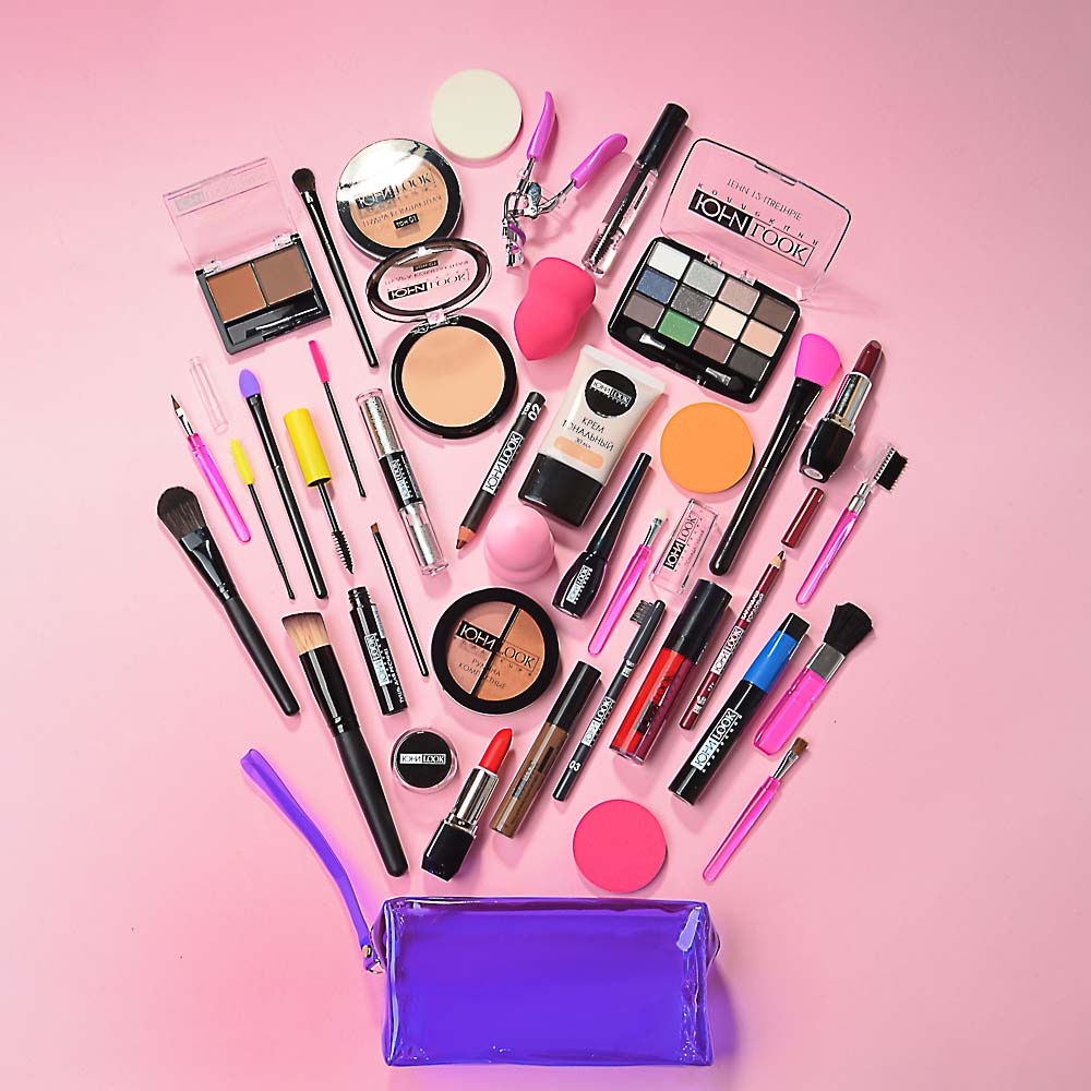 Косметичка прозрачная тм ЮL, ПВХ, 17х9х5,5см, 4-6 цветов, арт.№ 327-227