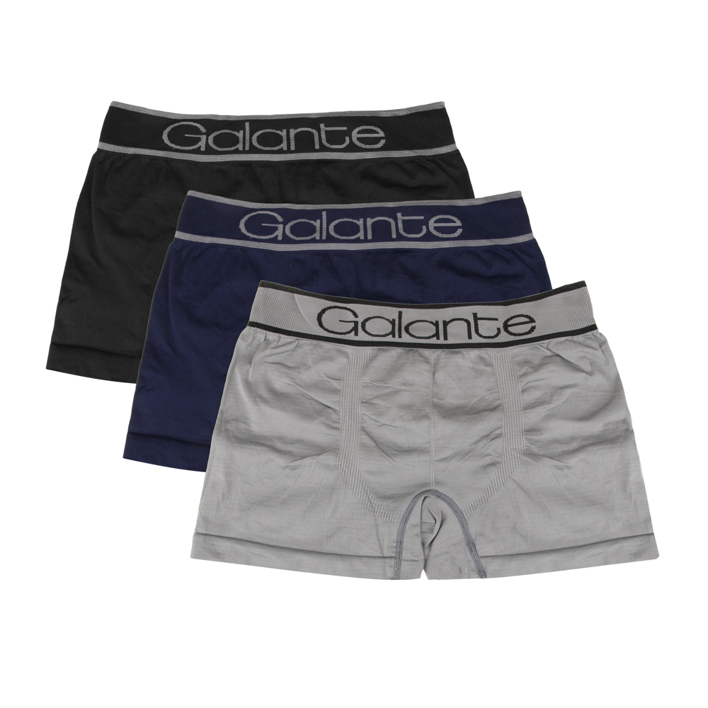 GALANTE Трусы-боксеры мужские классика, 90% полиамид, 10% спандекс, р-р 50/52 54/56, 3 цвета, арт.№ 331-127
