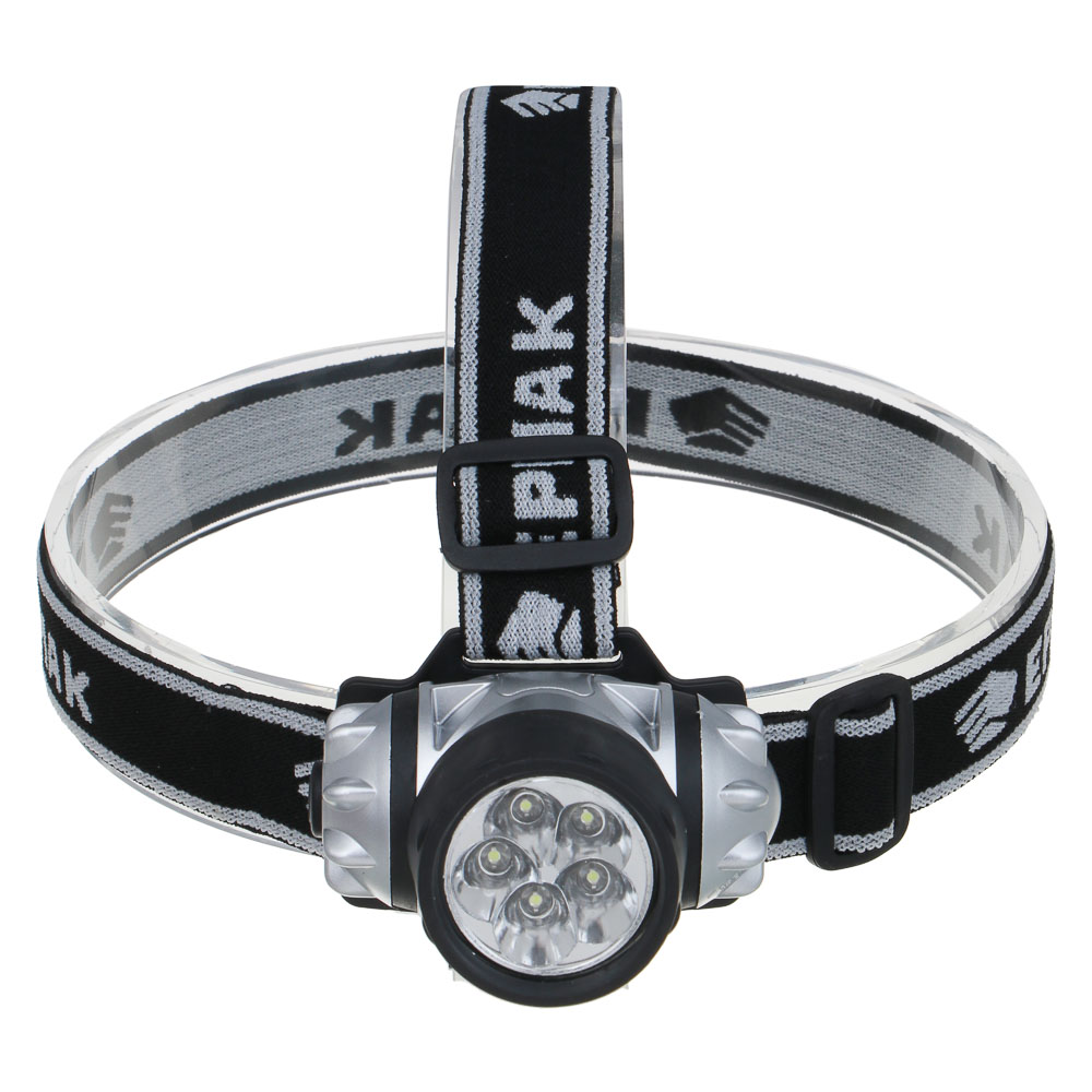Фонарь налобный тм ЕРМАК, 5 ярк. LED, 3xAAA, 6,5x4,3 см, арт.№ 328-068