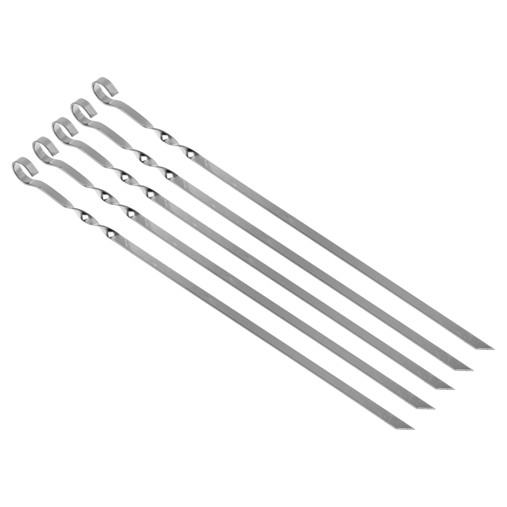 GRILLBOOM Набор шампуров ОКСФОРД (шампура плоские 500х10х2) 5шт в комплекте, арт.№ 103-083