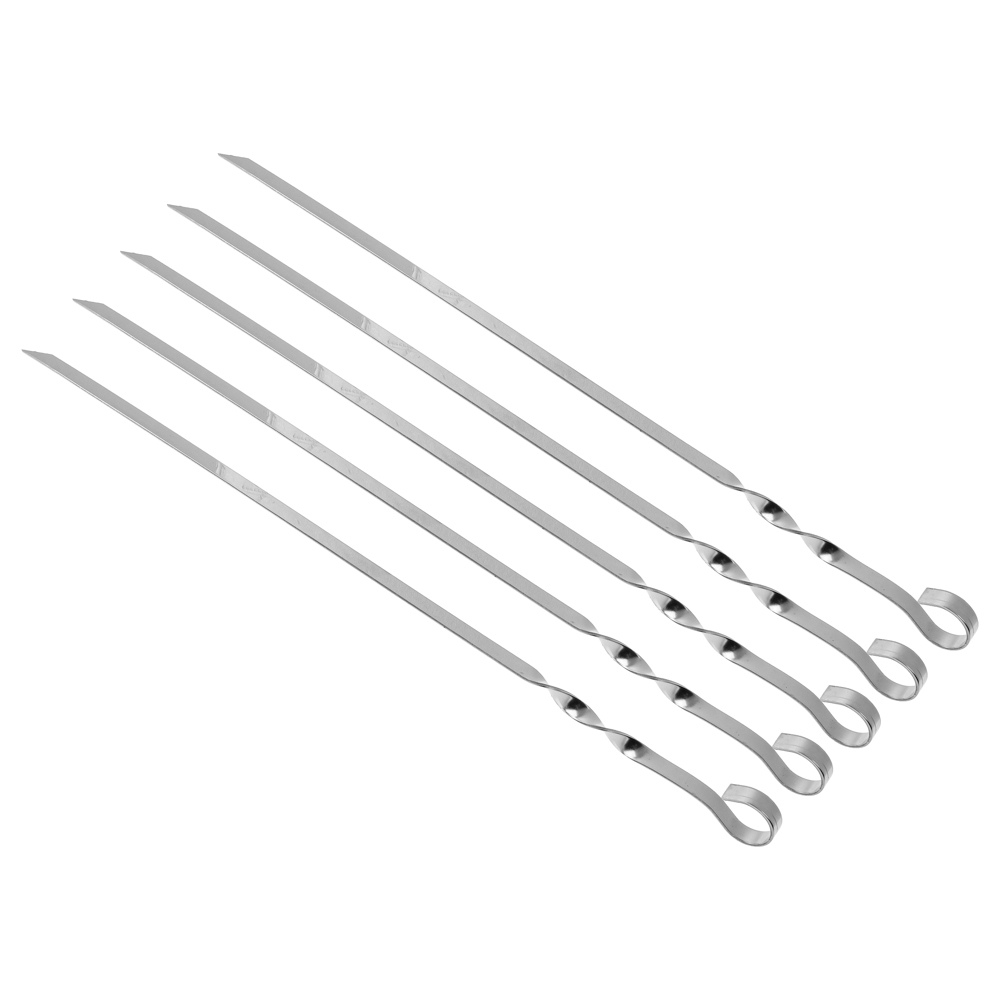 GRILLBOOM Набор шампуров ОКСФОРД (шампура плоские 500х10х2) 5шт в комплекте, арт.№ 103-083