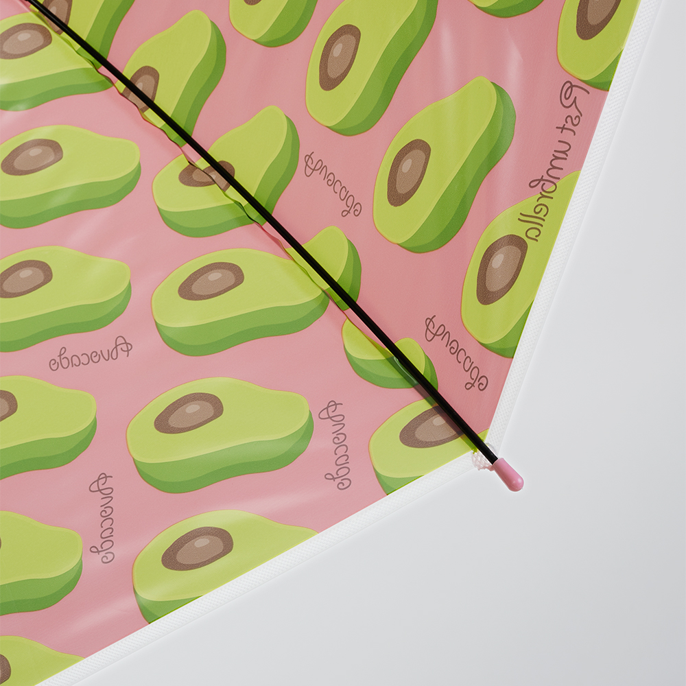 Зонт-трость, универсальный, металл, пластик, ПВХ, 60 см, 8 спиц, авокадо, RST910, арт.№ 302-384