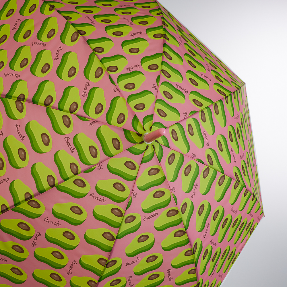 Зонт-трость, универсальный, металл, пластик, ПВХ, 60 см, 8 спиц, авокадо, RST910, арт.№ 302-384