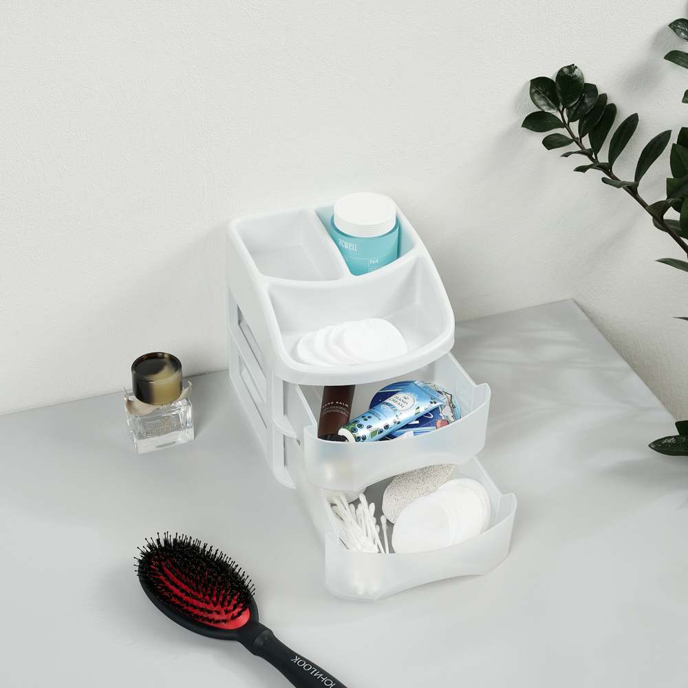 Органайзер универсальный 2 ящика, 21x17x18,4 см, пластик, арт.№ 457-135