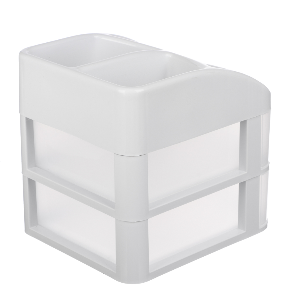 Органайзер универсальный 2 ящика, 21x17x18,4 см, пластик, арт.№ 457-135