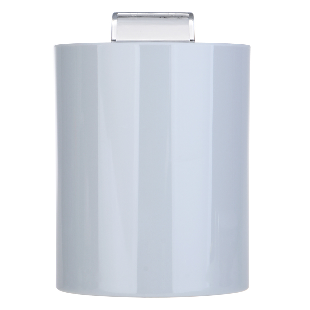 VETTA Контейнер для ватных дисков, акрил, 11,5x8x8 см, серый, арт.№ 478-234