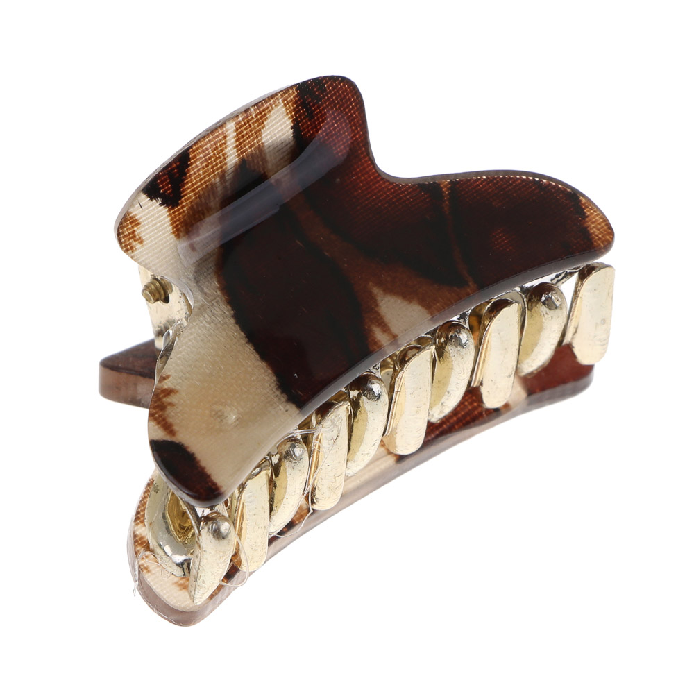 Краб для волос ЮНИLOOK, 3см, пластик, 3 дизайна, ACS-110, арт.№ 321-035