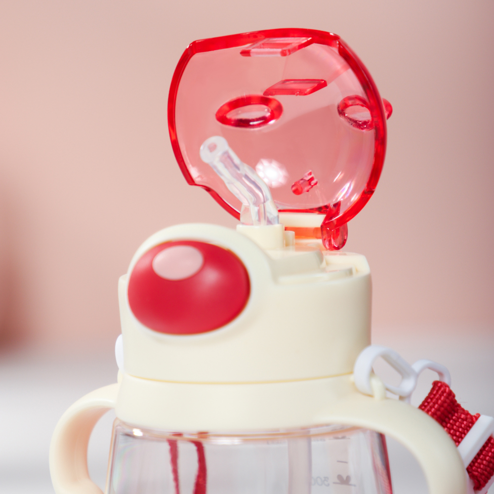 Бутылочка детская с ручками "Зверята", 450 мл, пластик, арт.№ 829-218